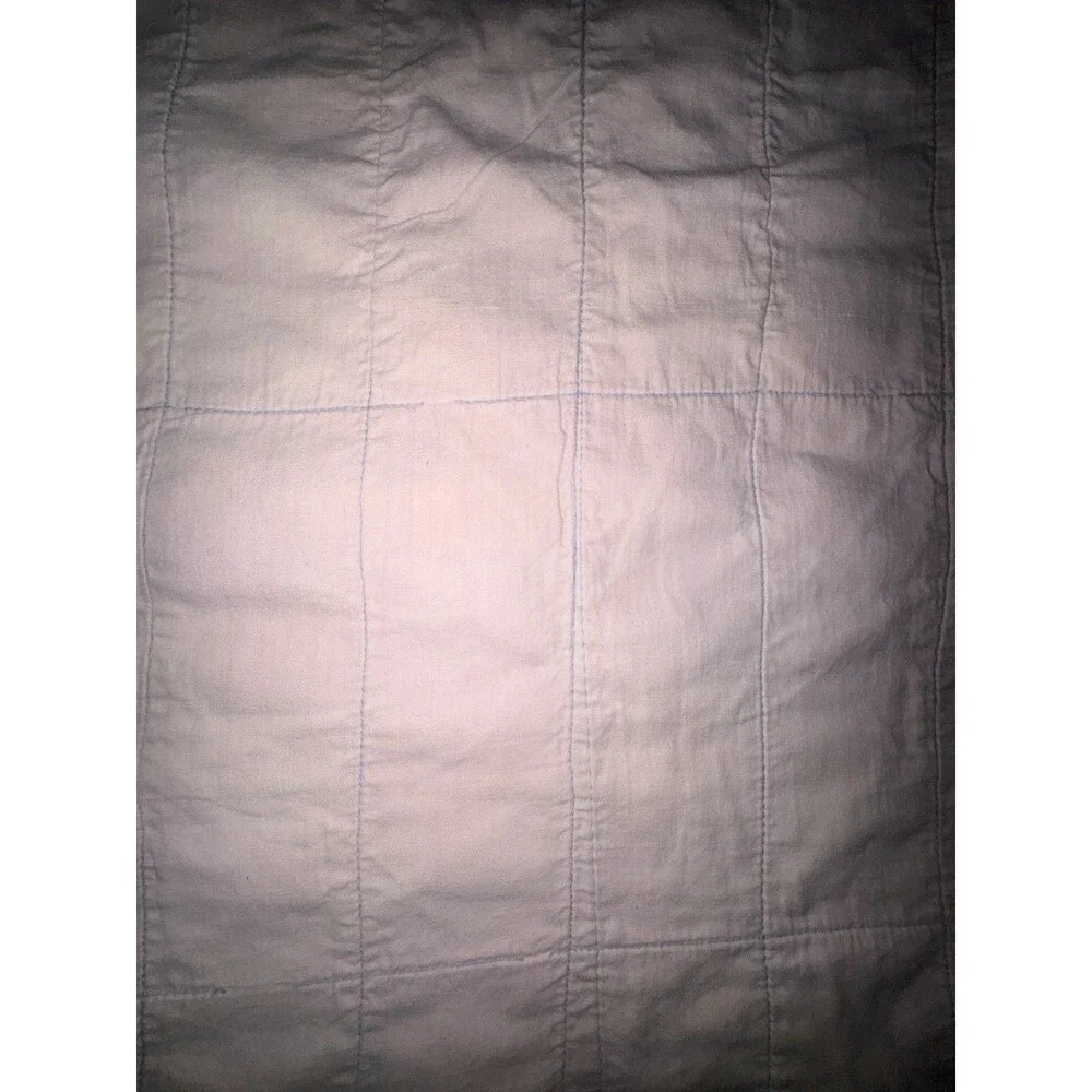 Vintage 20s Hexagon Patchwork Quilt Hand Quilted Twin Pastel Scrappy Cutter AsIs
